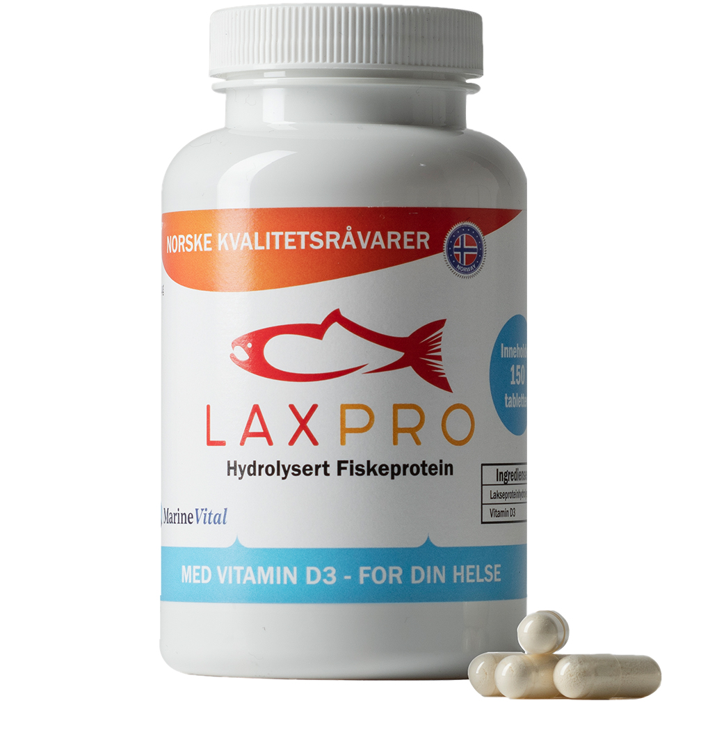 LaxPro fiskeprotein og vitamin D | Sprekere Liv